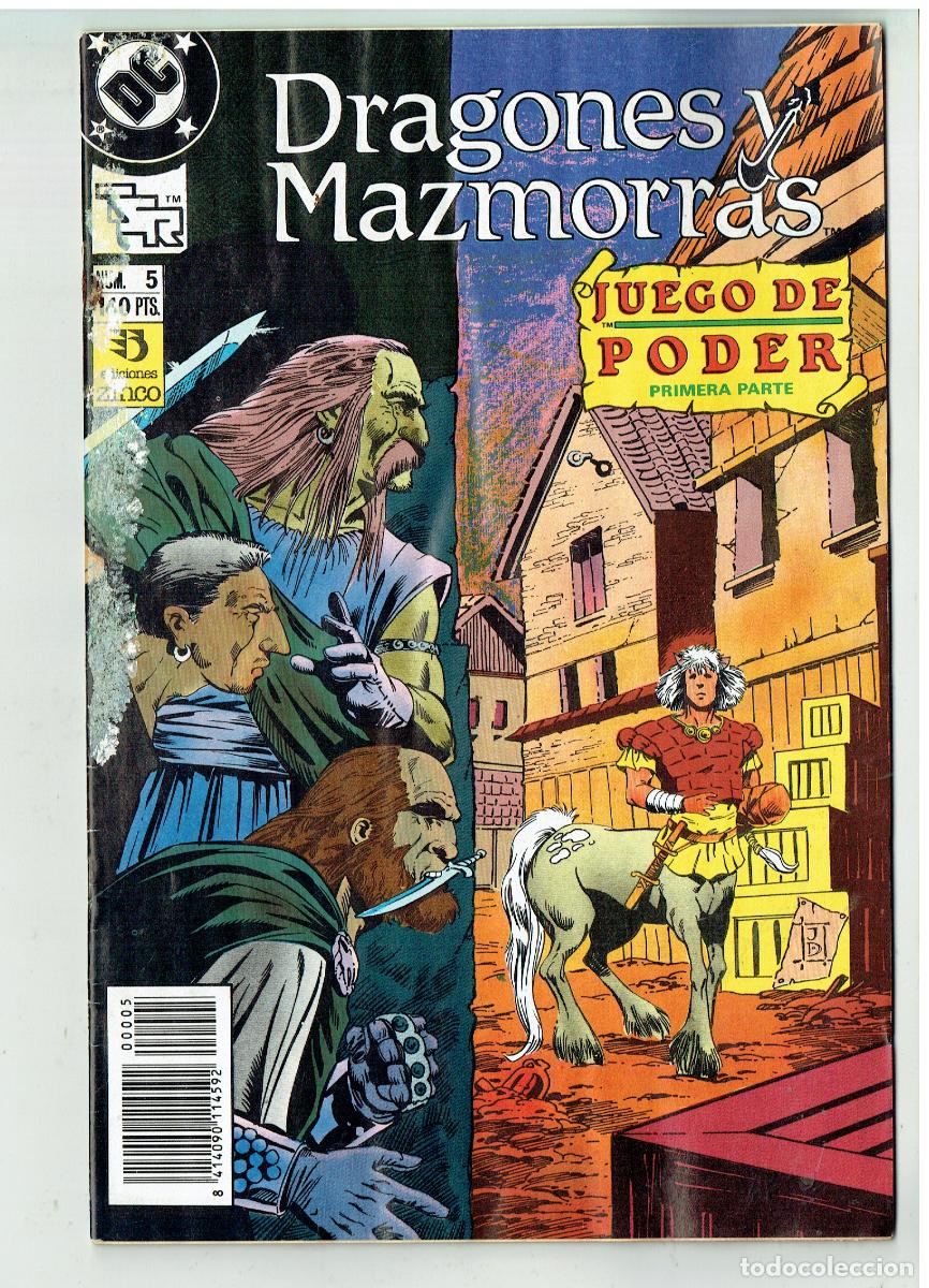 C&oacute;mics: DRAGONES Y MAZMORRAS. N&ordm; 5. JUEGO DE PODER. 1&ordf; PARTE. ZINCO / DC (ST/B10.2) - Foto 1