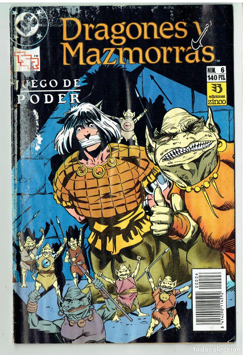 C&oacute;mics: DRAGONES Y MAZMORRAS. N&ordm; 6. JUEGO DE PODER. ZINCO / DC (ST/B10.2) - Foto 1