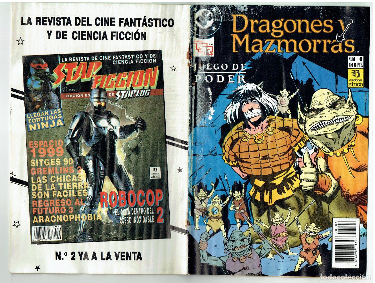 C&oacute;mics: DRAGONES Y MAZMORRAS. N&ordm; 6. JUEGO DE PODER. ZINCO / DC (ST/B10.2) - Foto 2