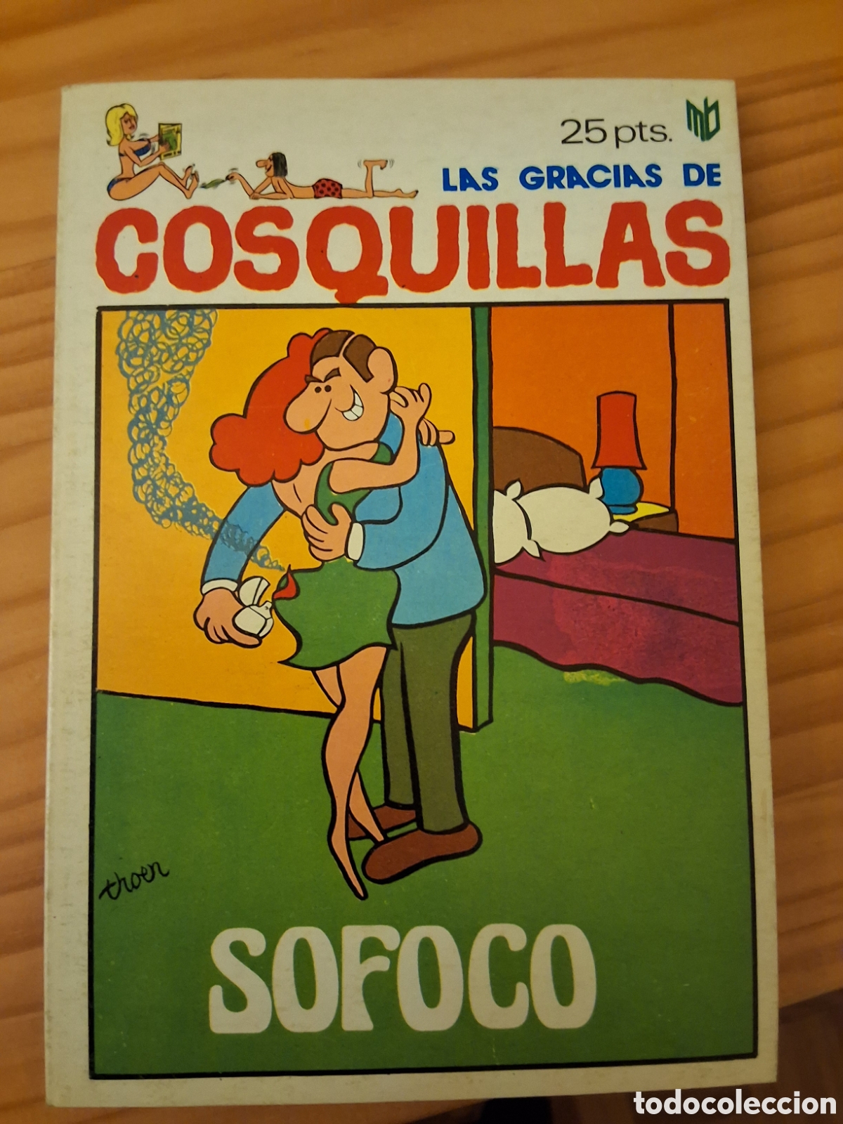 C&oacute;mics: Cosquillas las gracias de comic libro chistes escritos y dibujados n&uacute;mero 9 a&ntilde;o 1976 Sofoco