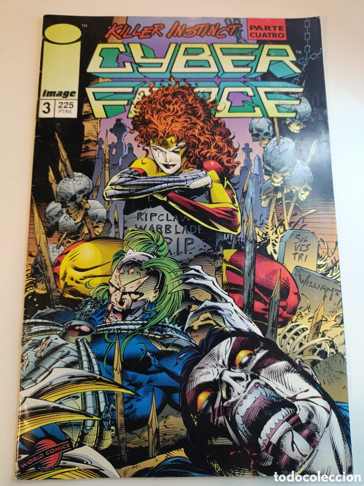 Comics: Cyber Force N&uacute;m 3 a&ntilde;os 1995