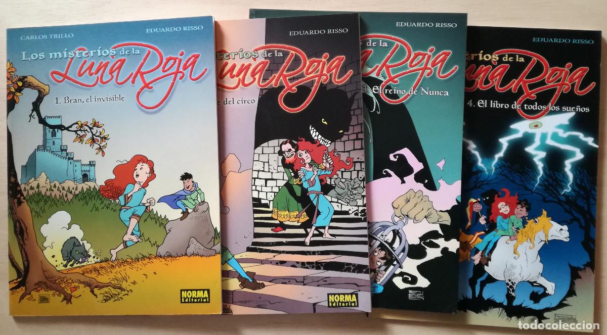 C&oacute;mics: LOS MISTERIOS DE LA LUNA ROJA - COMPLETA 1 2 3 4 -TRILLO RISSO - NORMA - Foto 1