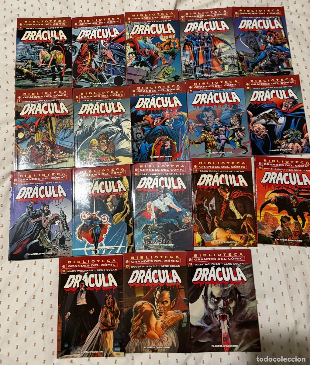 C&oacute;mics: Bibiloteca Marvel Dr&aacute;cula. Planeta. Completa. 14 tomos - Foto 3