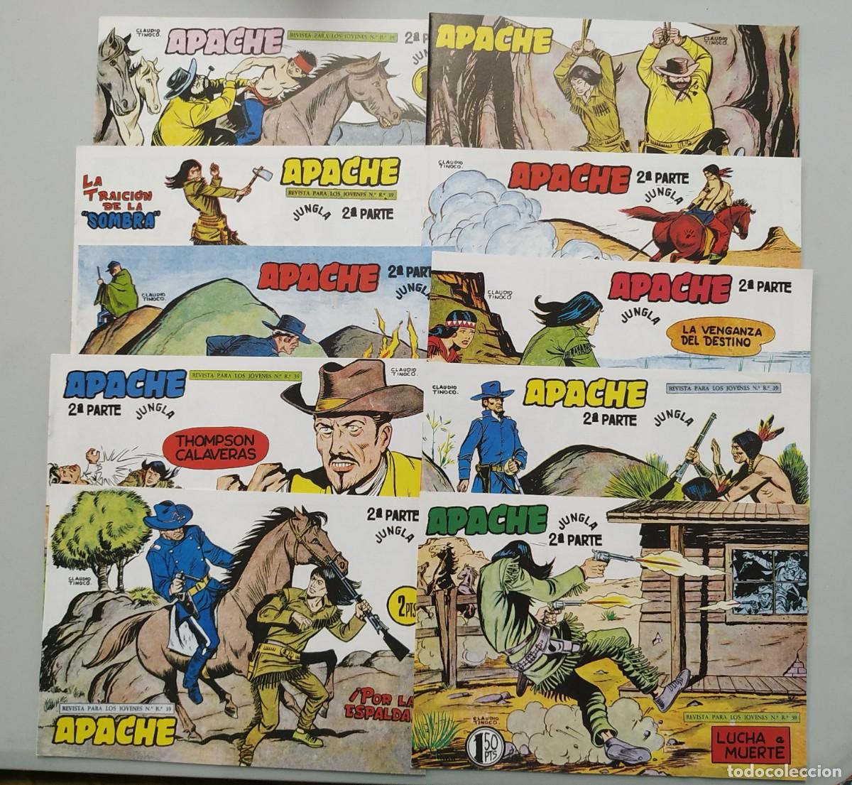 C&oacute;mics: COMIC TEBEO LOTE TEBEOS APACHE - FACSIMIL - Foto 1