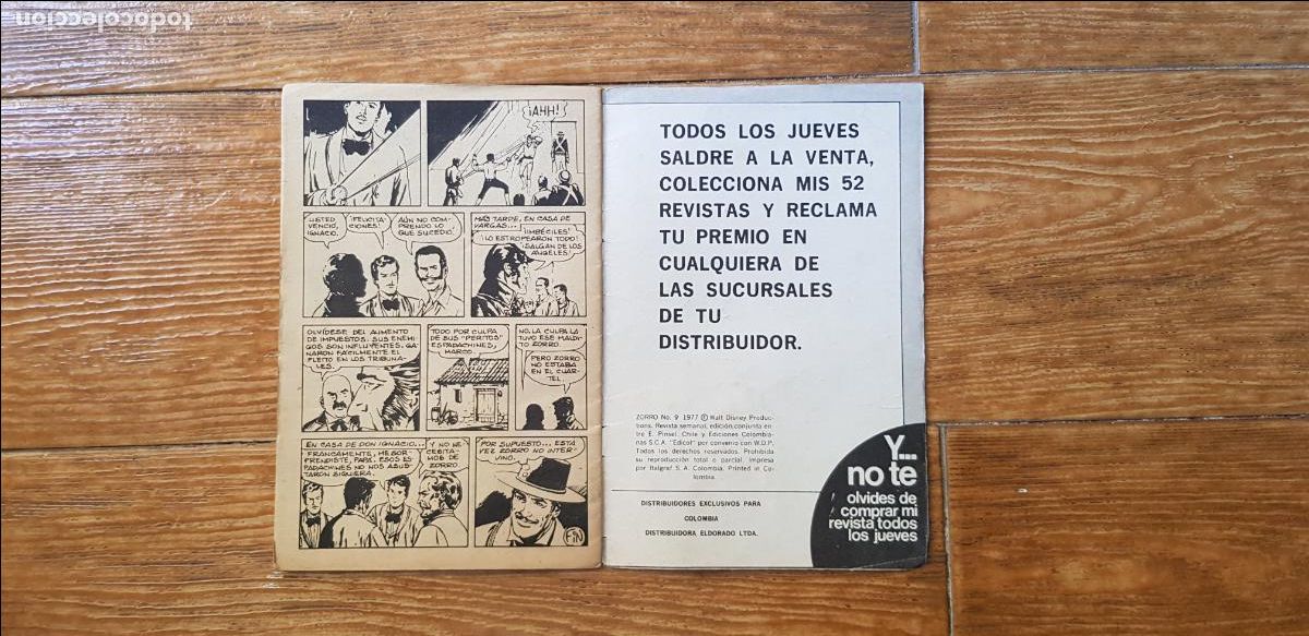 C&oacute;mics: EL ZORRO DE WALT DISNEY N&ordm; 9 1977 - Foto 2