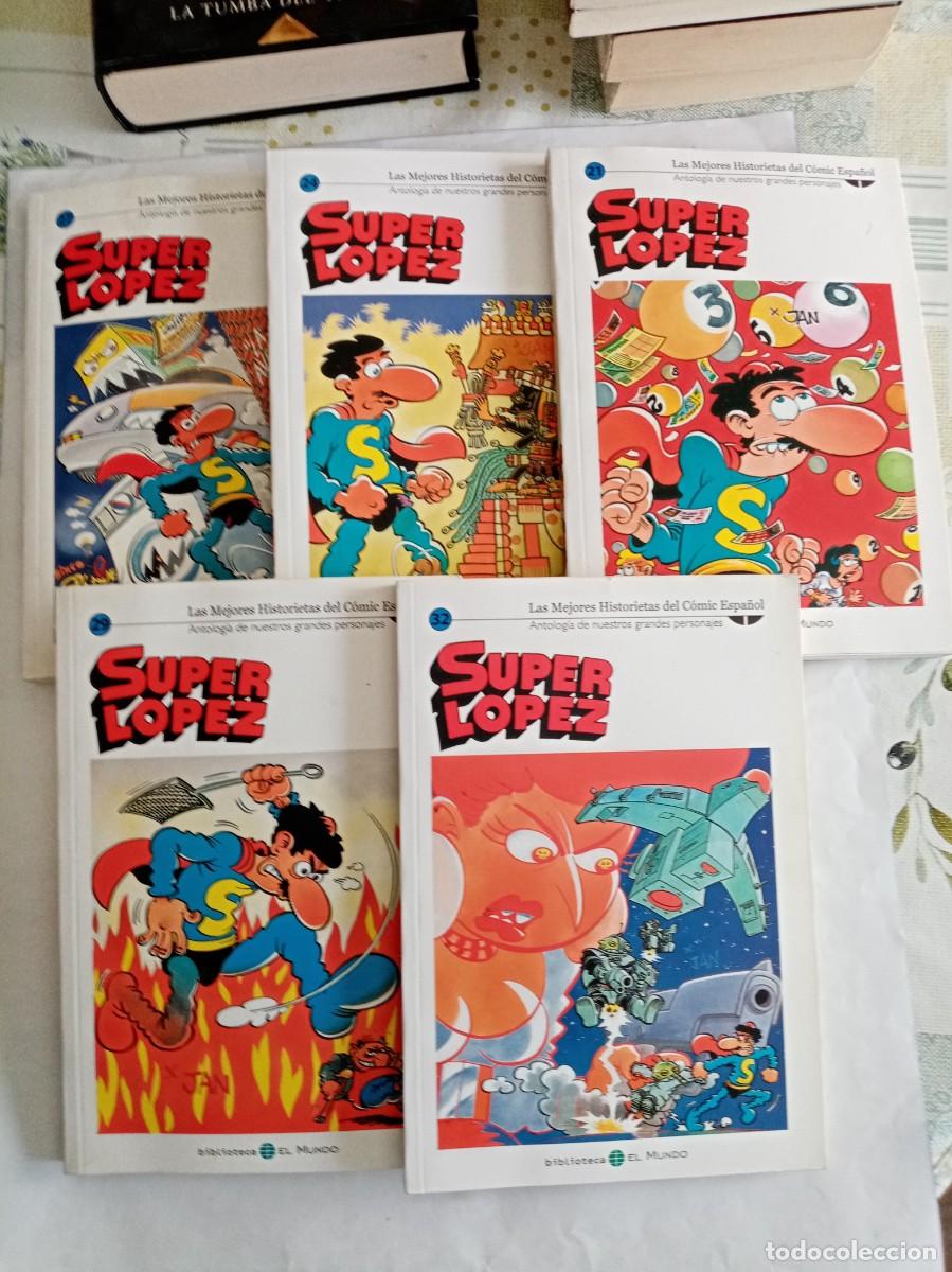 C&oacute;mics: SUPER L&Oacute;PEZ ( 5 VOL.). Jan ( BIBLIOTECA EL MUNDO ) - Foto 1