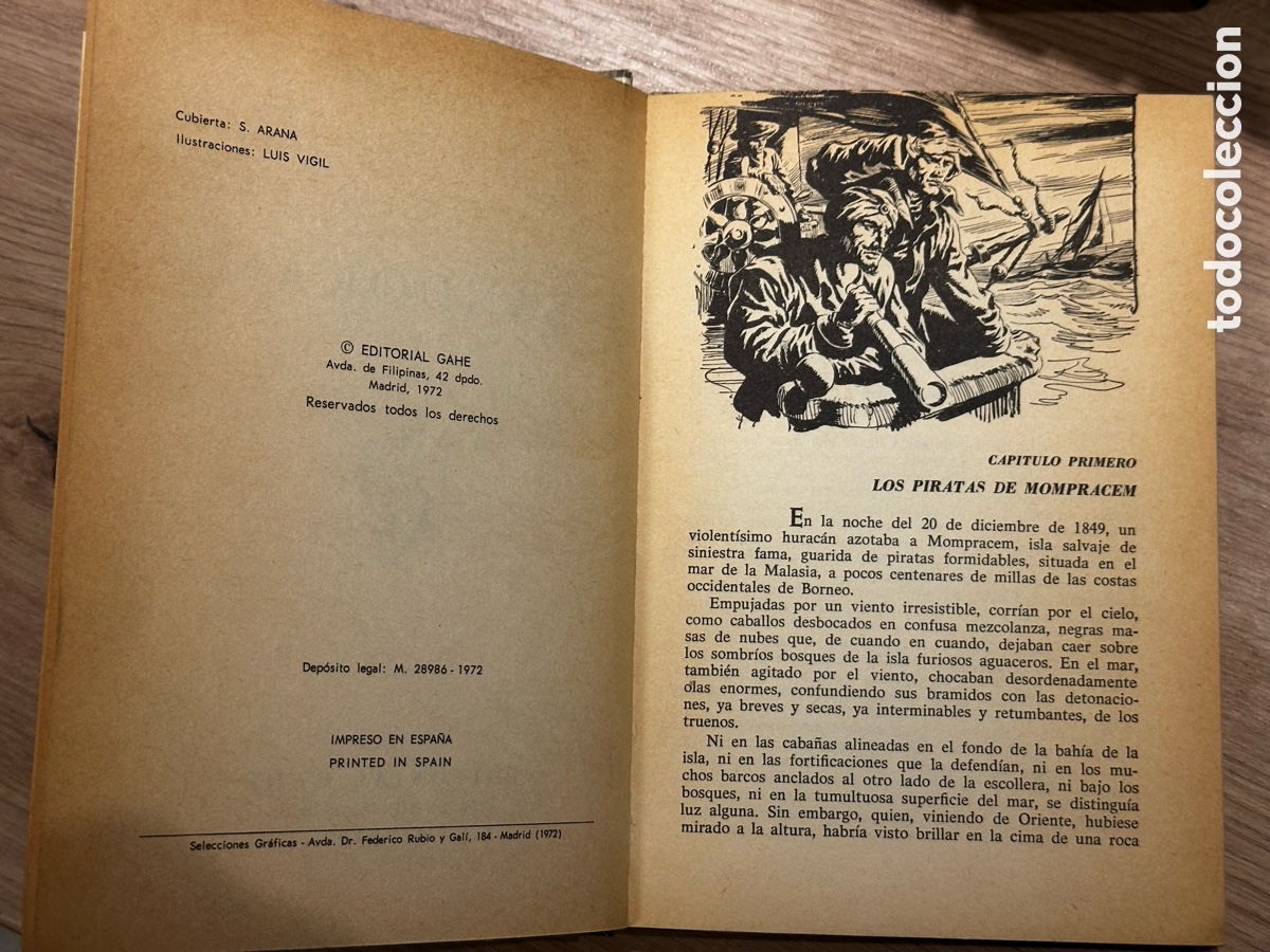 C&oacute;mics: 7 ejemplares salgari sandokan . - Foto 18