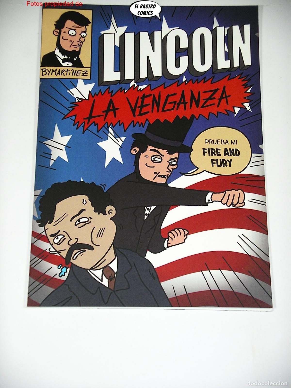 C&oacute;mics: Lincoln, La venganza, Bymartinez, ed Underbrain Books 2018 - Foto 1