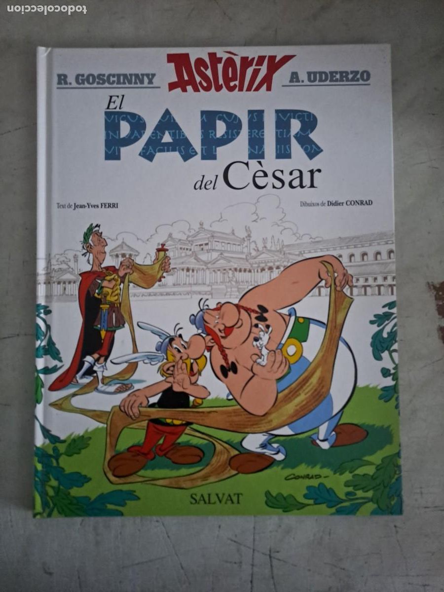 C&oacute;mics: Asterix 36, el papir del Cesar, Salvat en perfecto estado - Foto 1