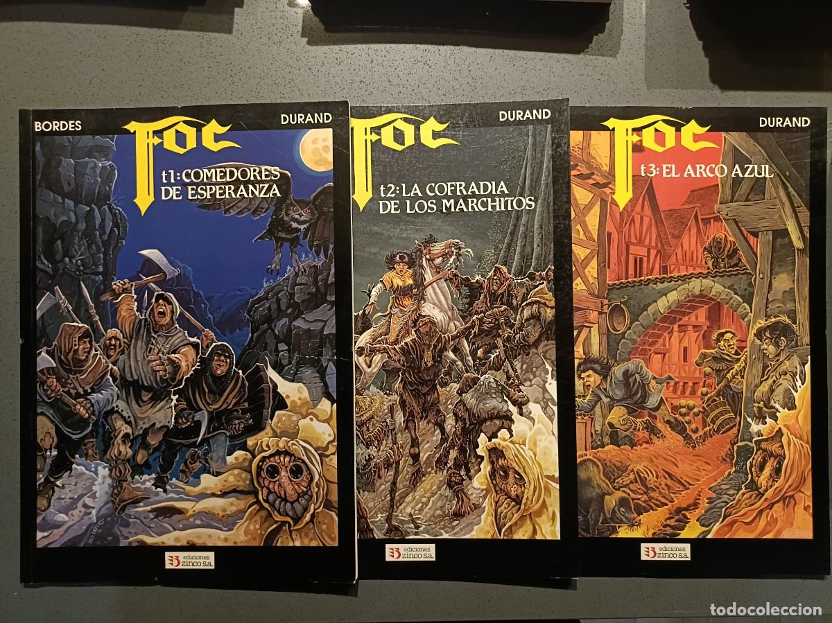 C&oacute;mics: FOC - Colecci&oacute;n Completa, Libros 1, 2 y 3 - Bordes / Durand - Ediciones Zinco - Foto 1
