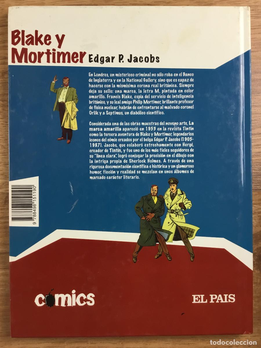 C&oacute;mics: LAS AVENTURAS DE BLAKE Y MORTIMER - LA MARCA AMARILLA - COMICS EL PAIS - Foto 2