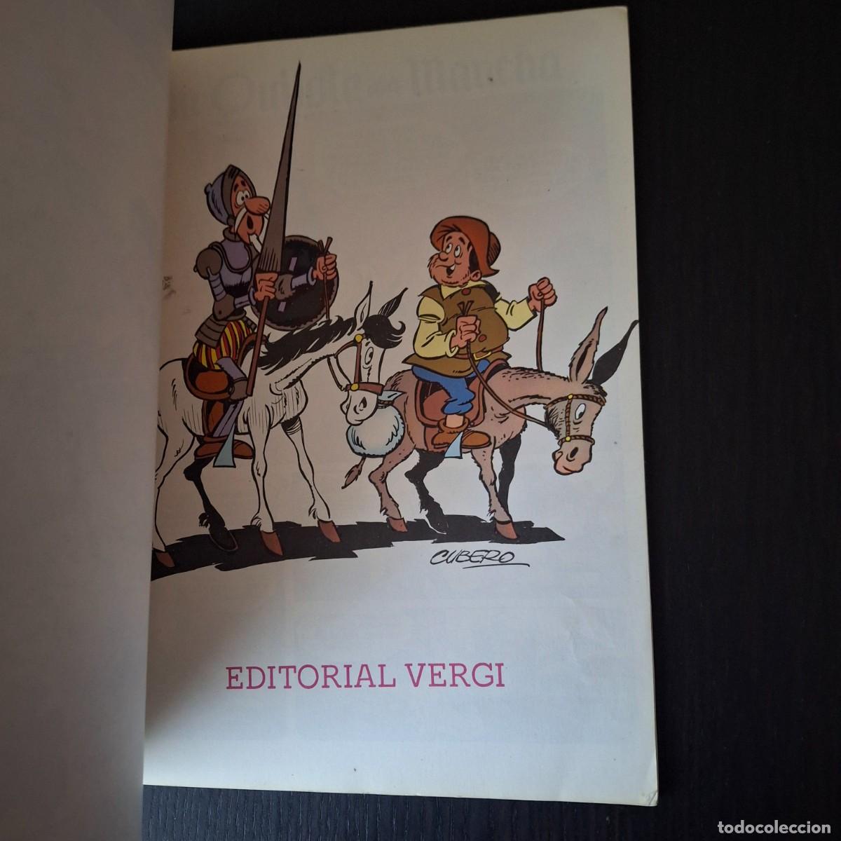 C&oacute;mics: DON QUIJOTE DE LA MANCHA - COMIC EDITORIAL VERGI - 2&ordf; EDICION - JOSE CUBERO - Foto 2
