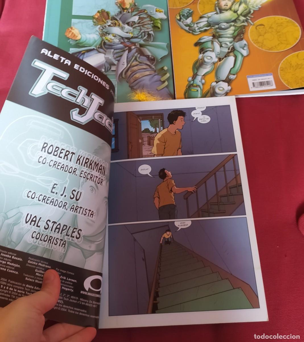C&oacute;mics: Tech Jacket. Tomos 1 a 3. Aleta ediciones . Robert Kirkman y E.J.Su. A&ntilde;o 2004 - Foto 2