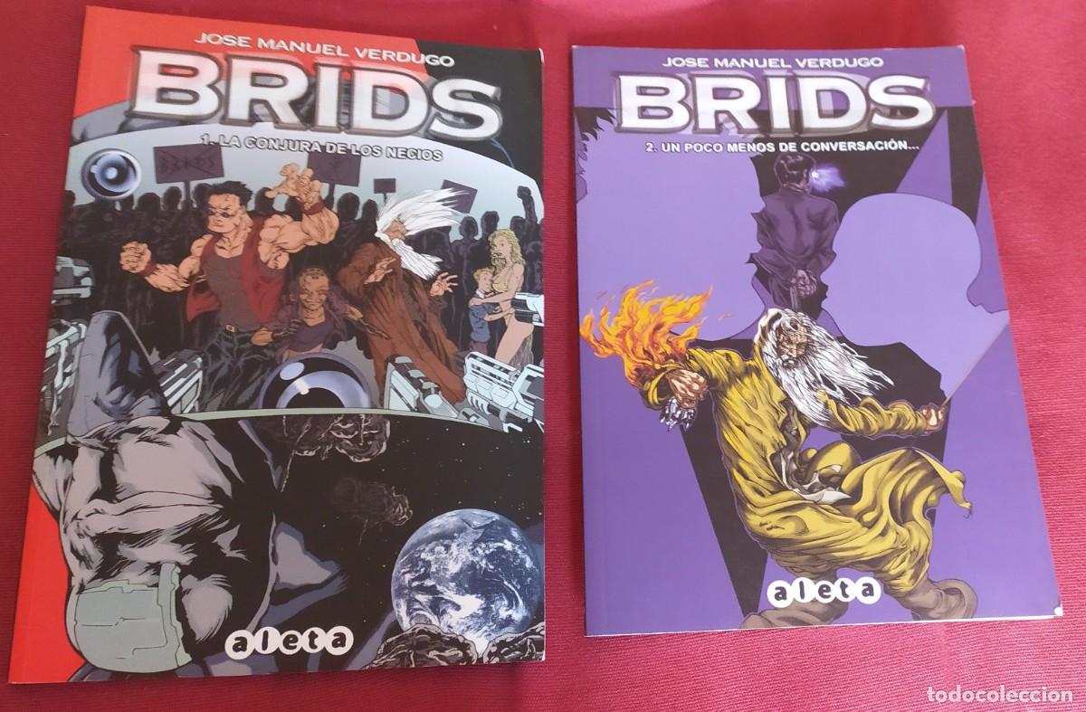 Comics: Brids. Tomos 1 y2. Aleta ediciones. Jose Manuel Verdugo. A&ntilde;o 2007