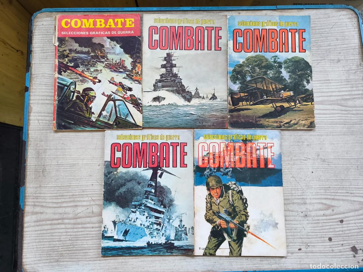 C&oacute;mics: Lote 10 Comics Selecciones Graficas De Guerra Combate - Foto 1