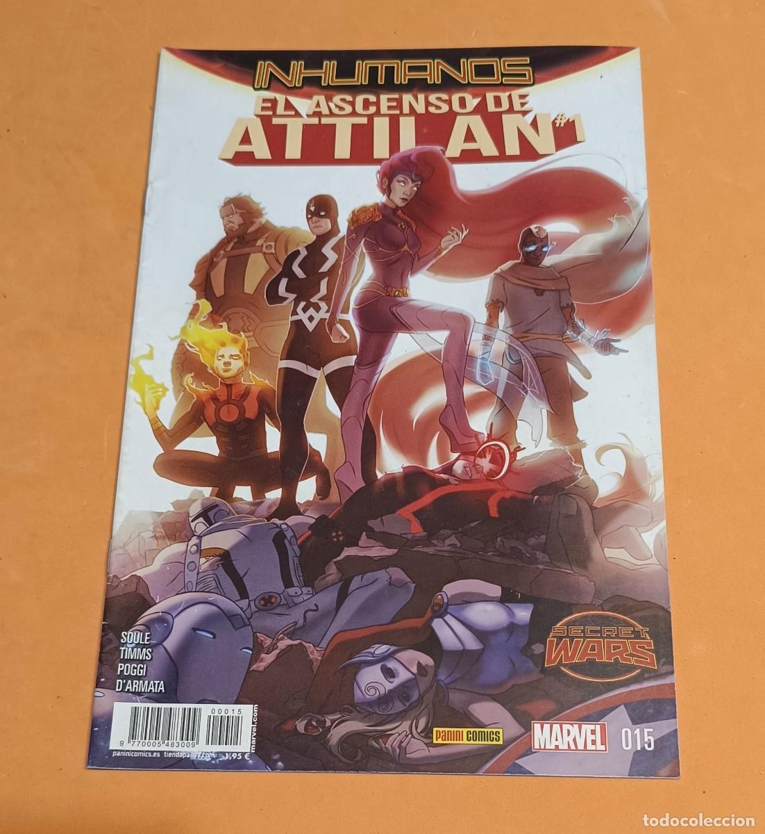 C&oacute;mics: inhumanos 15 - el ascenso de atilan - secret wars - Foto 1