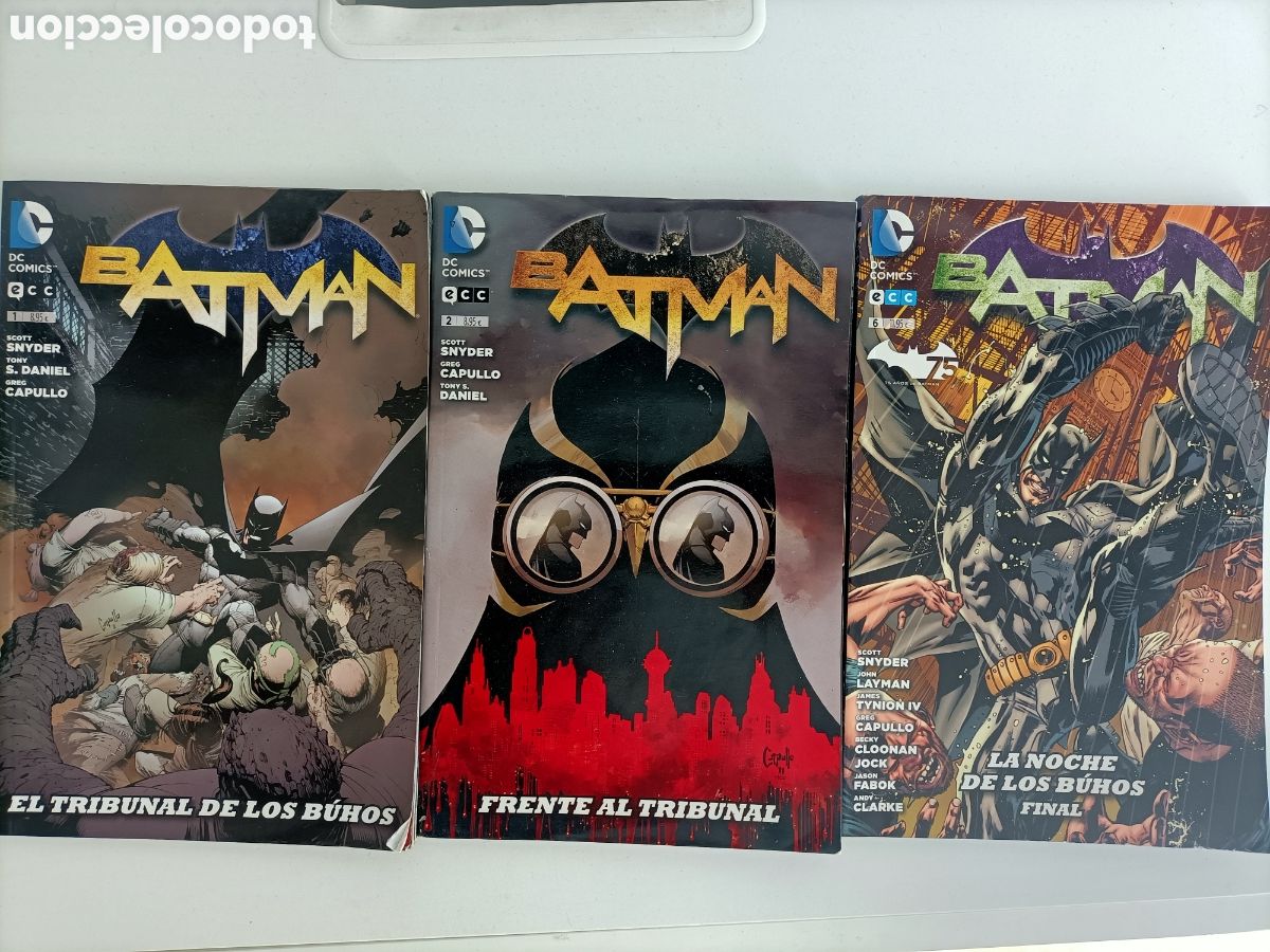 Comics: Lote de 3 comics de Batman 1, 2 y 6. DC COMICS