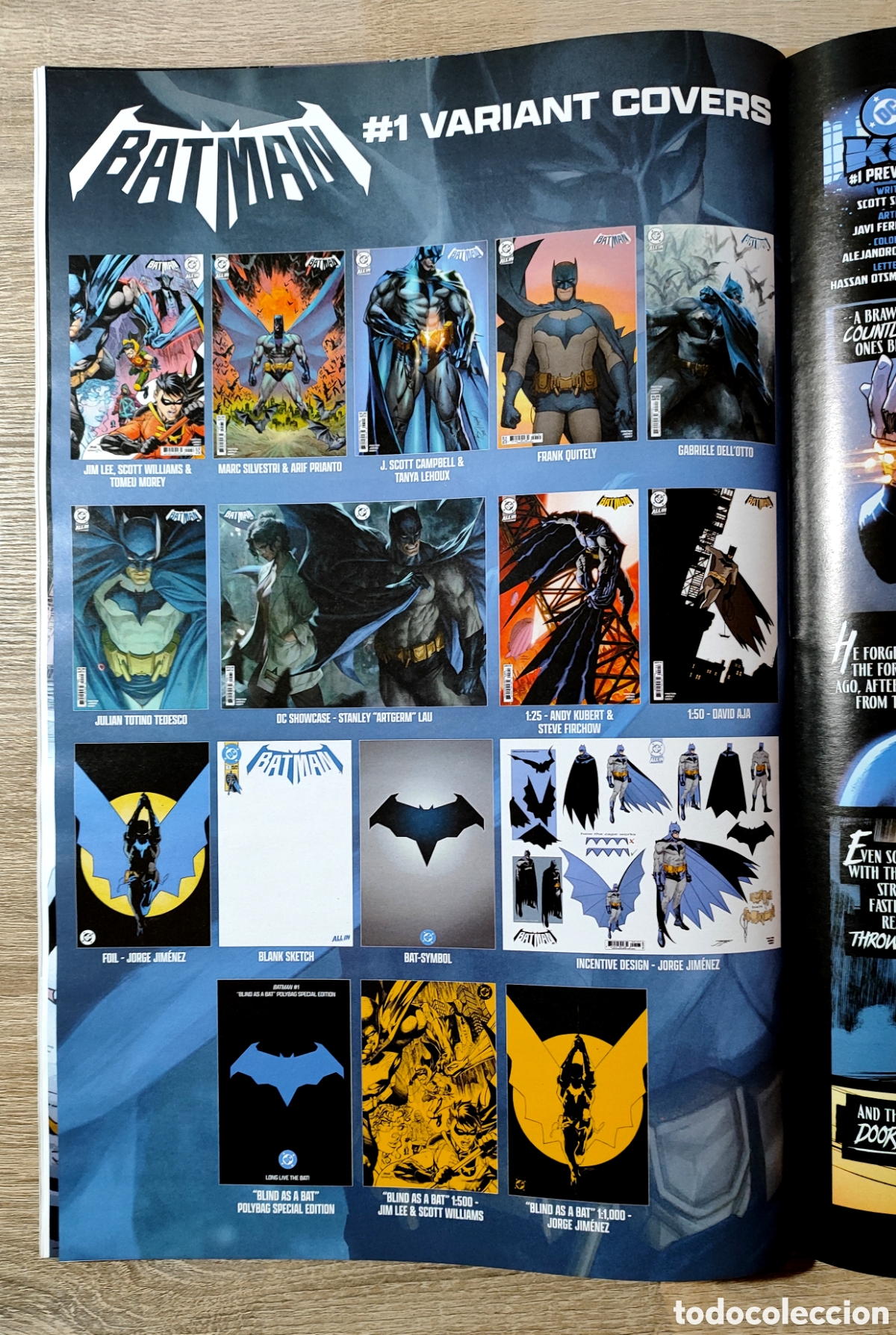 C&oacute;mics: Batman Jorge Jim&eacute;nez. #1 Edici&oacute;n Especial Giant Sized. - Foto 5