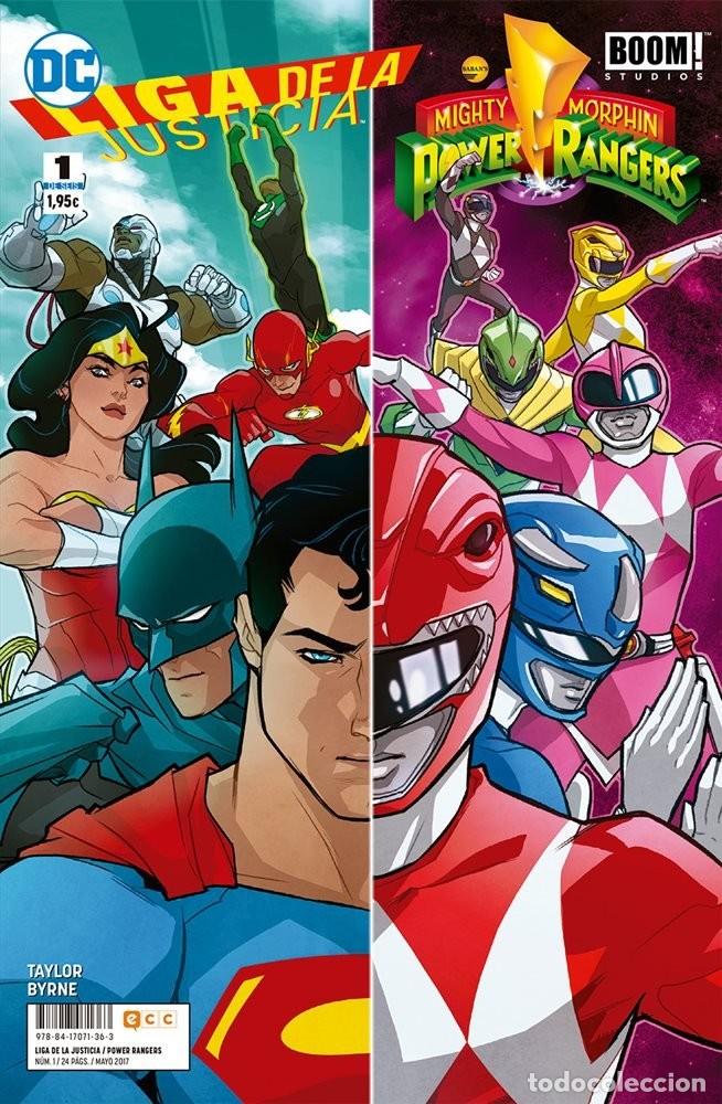 C&oacute;mics: Liga de la Justicia / Mighty Morphin Power Rangers n&ordm; 1 ecc - Foto 1