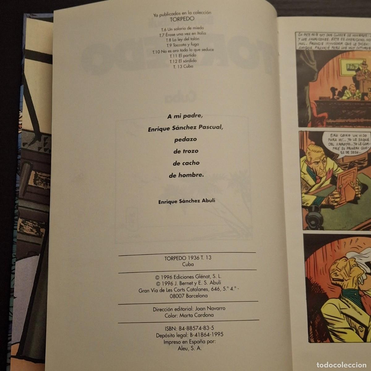 C&oacute;mics: TORPEDO CUBA - BERNET / ABULI - GLENAT - COMIC - 1996 - Foto 2