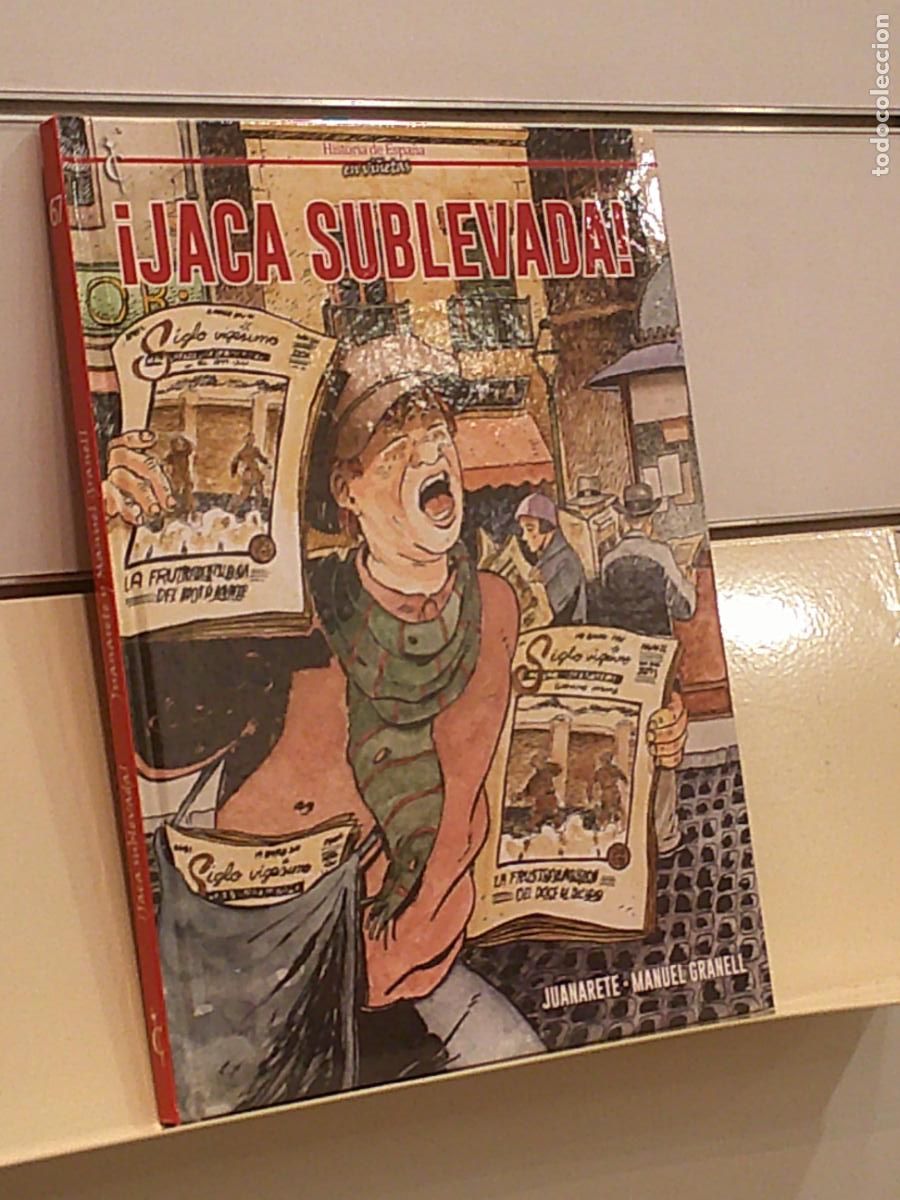 Fumetti: HISTORIA DE ESPA&Ntilde;A EN VI&Ntilde;ETAS N&ordm; 67 JACA SUBLEVADA TOMO TAPA DURA - CASCABORRA OFERTA