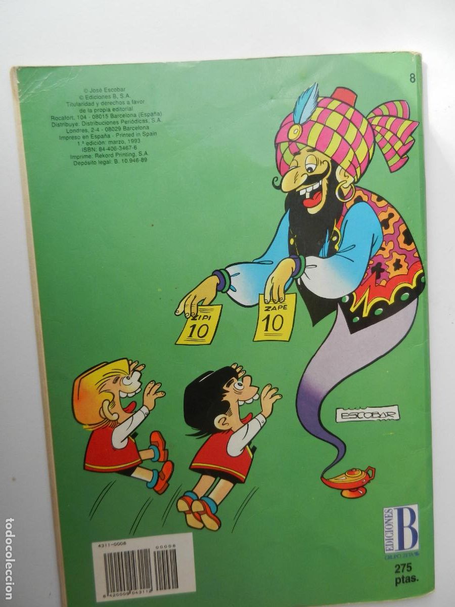 C&oacute;mics: ZIPI Y ZAPE - N&ordm; 8 - COL OLE - EDC B - 1&ordf; EDC - 1983 - Foto 3