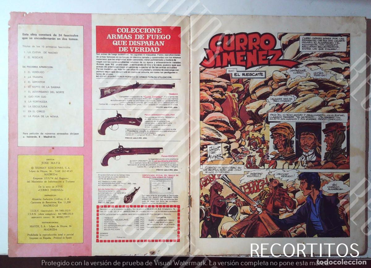 C&oacute;mics: COMIC CURRO JMENEZ SANCHO GRACIA NUMERO EL RESCATE - Foto 2