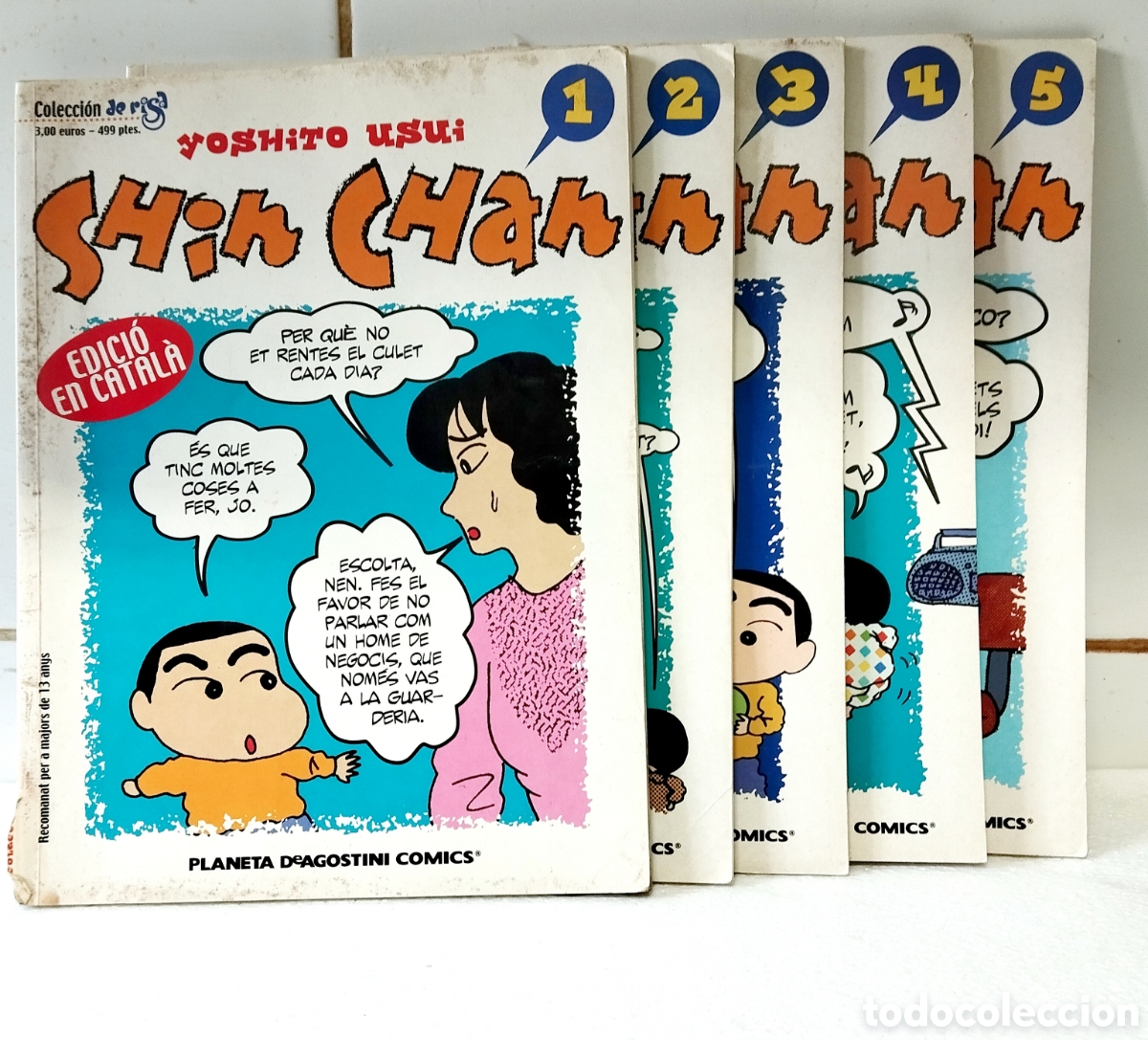 C&oacute;mics: Lote de 5 n&uacute;meros de sinchan edicioncatalana - Foto 1