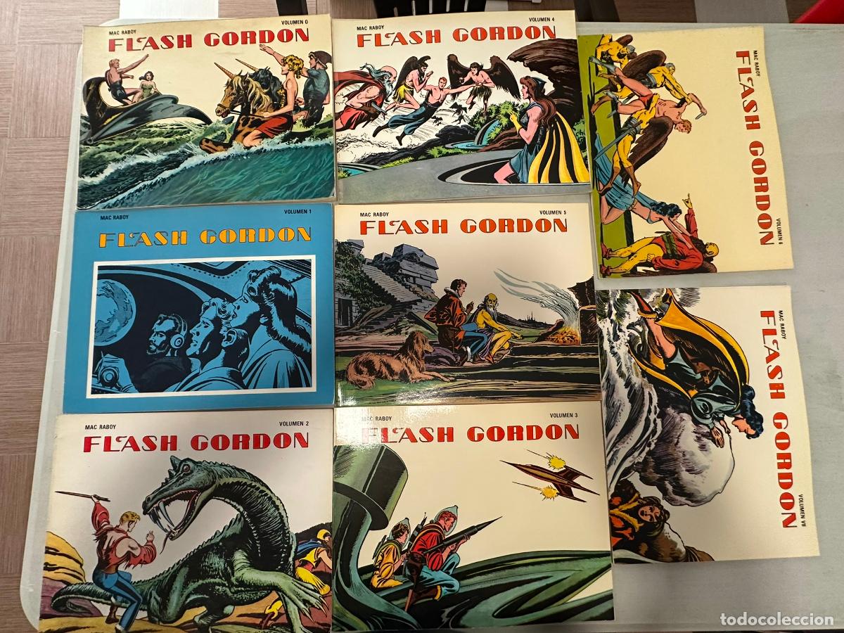 C&oacute;mics: FLASH GORDON. COLECCION COMPLETA 8 VOLUMENES . MAC RABOY. EDICIONES B.O, 1978 - Foto 1