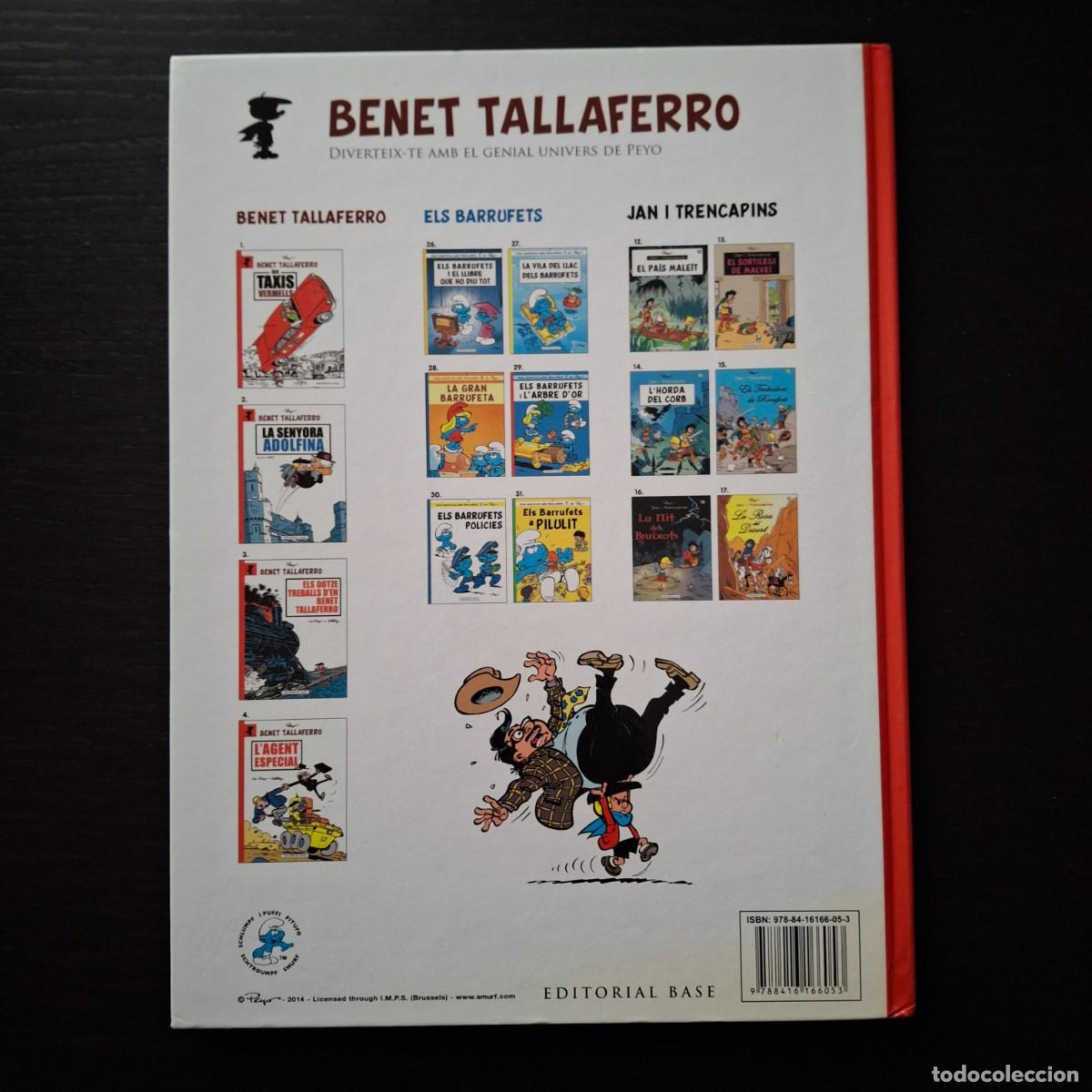 C&oacute;mics: BENET TALLAFERRO EL CIRC BODONI - COMIC PEYO - EDITORIAL BASE - PRIMERA EDICION 2014 - CATALAN - Foto 6
