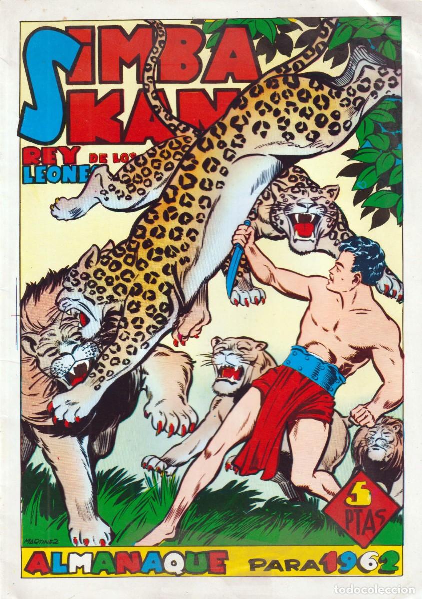 C&oacute;mics: C&oacute;mic. Simba Kan, Rey de los leones. Almanaque para 1962 - Foto 1