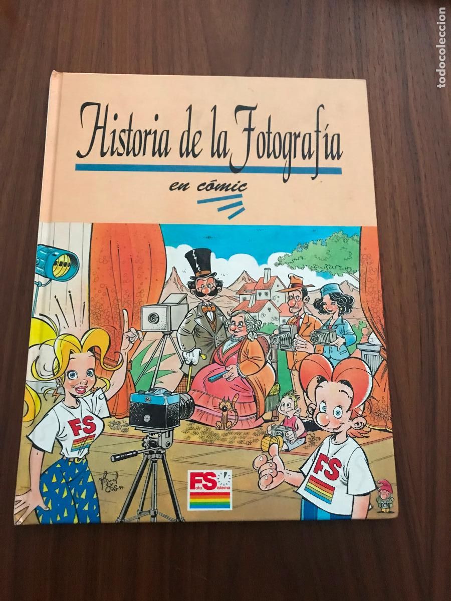 Fumetti: HISTORIA DE LA FOTOGRAF&Iacute;A EN COMIC , TAPA DURA , EDITA FOTO SISTEMA