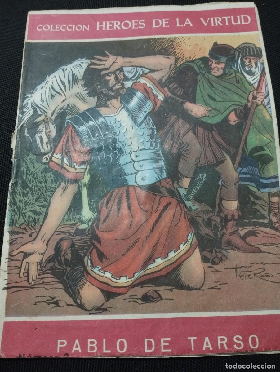 C&oacute;mics: Comic de 1963 h&eacute;roes de la virtud n&uacute;mero 2 Pablo de Tarso - Foto 1