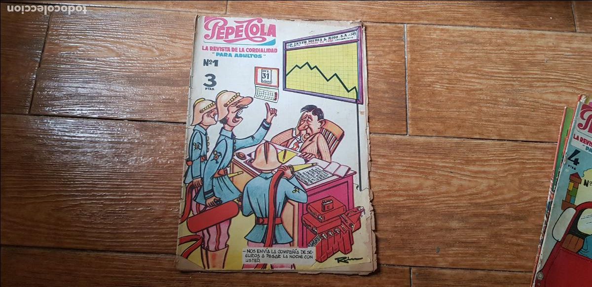 Comics: REVISTA DE HUMOR PEPECOLA PEPE COLA N&ordm; 1 EDITORIAL MATEU . 1959