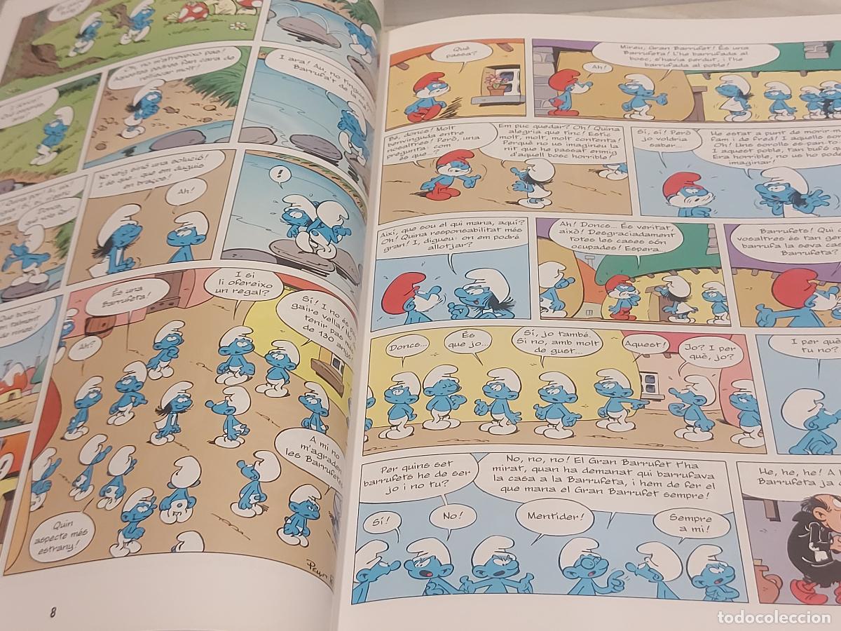 C&oacute;mics: ELS BARRUFETS / 3 / LA BARRUFETA / PEYO / EDITORIAL BASE-2012 / NUEVO - Foto 5