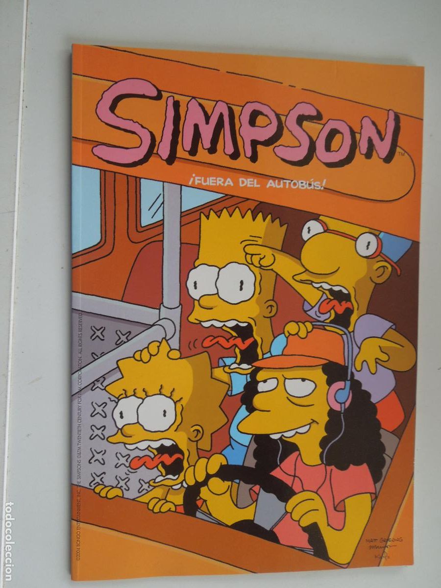 C&oacute;mics: SIMPSON - &iexcl;FUERA DEL AUTOBUS! COMICS 2004 - TAPA BLANDA -BONGO - Foto 1