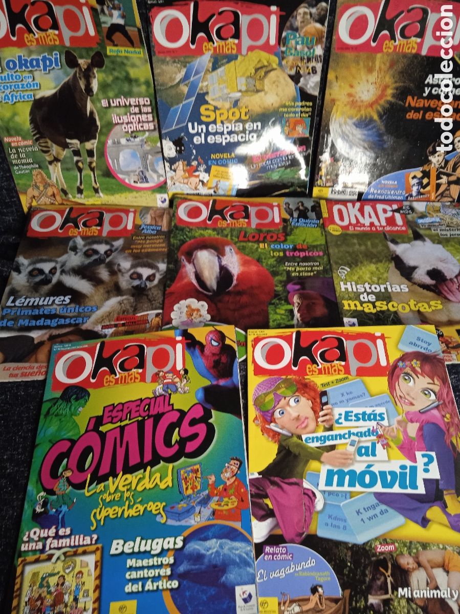 C&oacute;mics: OKAPI , REVISTA Y COMIC PARA JOVENES - LOTE DE 15 EJEMPLARES - Foto 4