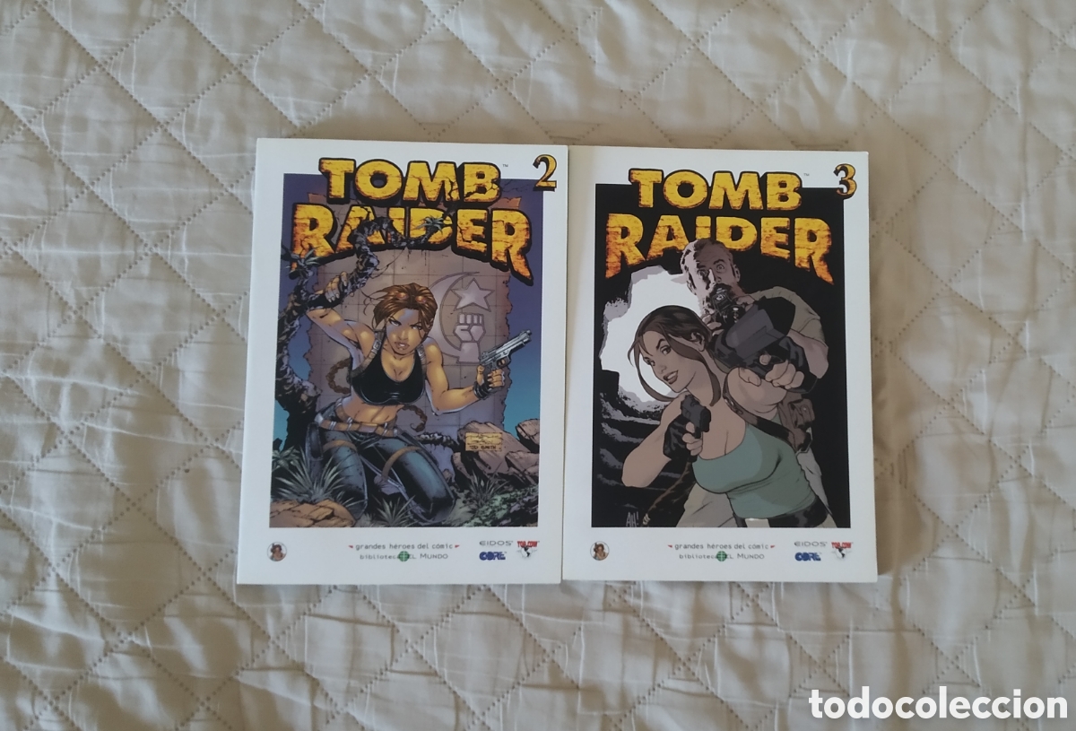 C&oacute;mics: Lote 2 C&oacute;mics Tomb Raider- Grandes H&eacute;roes del C&oacute;mic - Foto 1