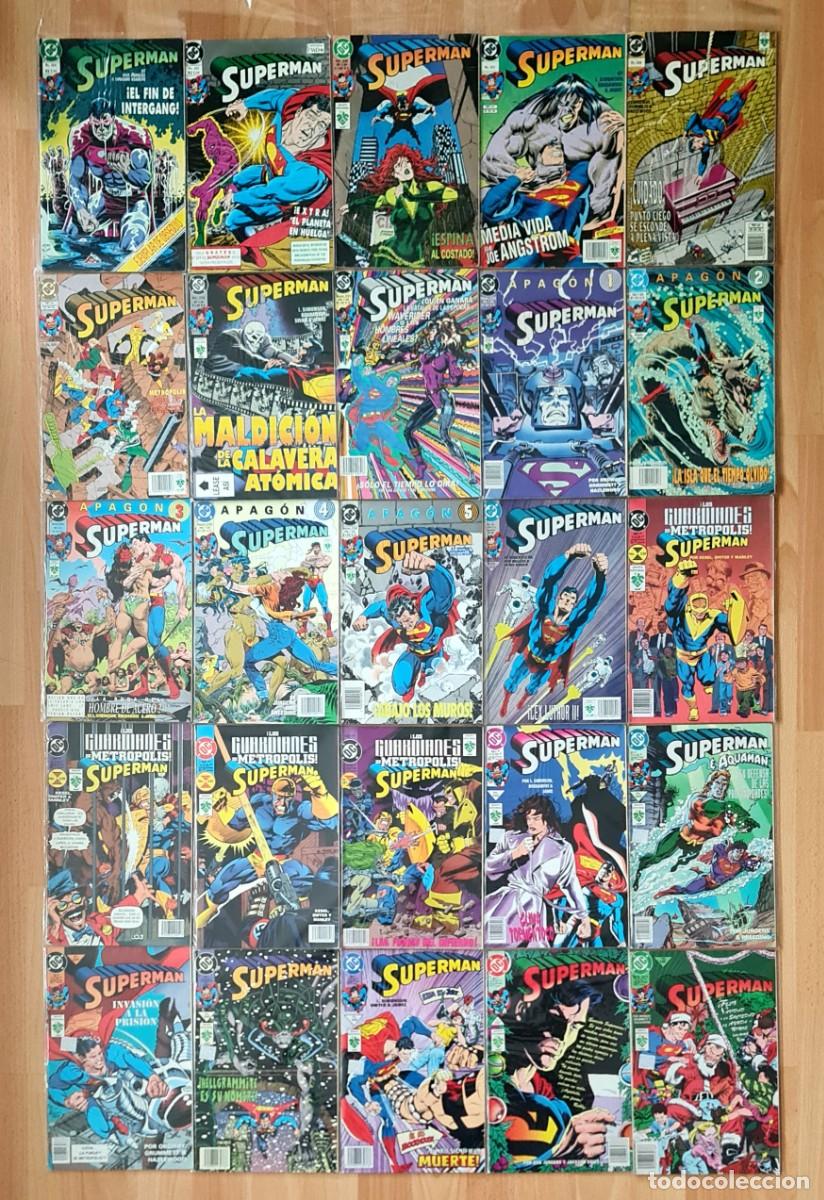 C&oacute;mics: SUPERMAN. Colecci&oacute;n completa de 85 comics (del 224 al 308). Editorial Vid 1995 - Foto 1