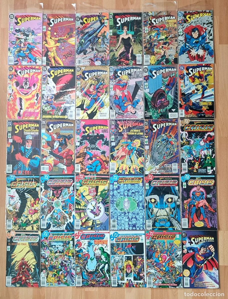 C&oacute;mics: SUPERMAN. Colecci&oacute;n completa de 85 comics (del 224 al 308). Editorial Vid 1995 - Foto 2
