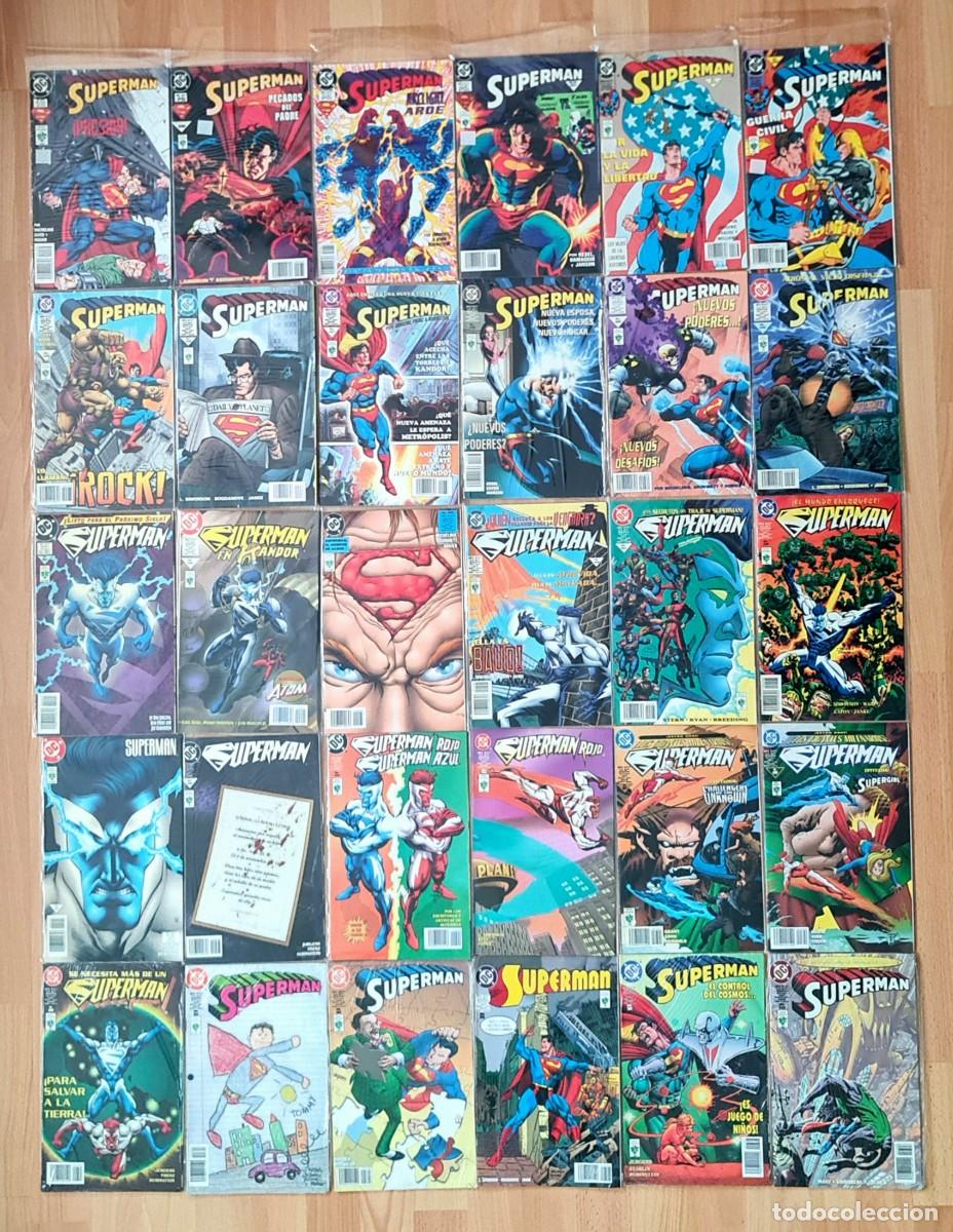 C&oacute;mics: SUPERMAN. Colecci&oacute;n completa de 85 comics (del 224 al 308). Editorial Vid 1995 - Foto 3
