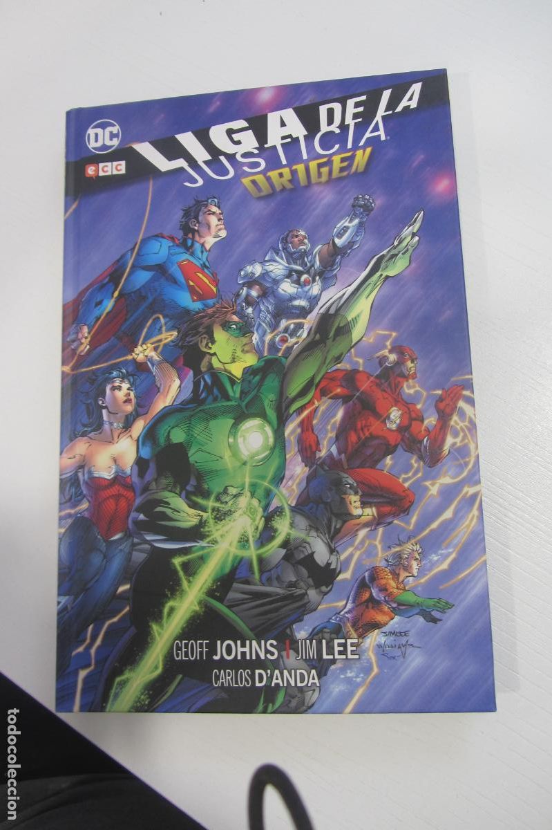 C&oacute;mics: LIGA DE LA JUSTICIA ORIGEN JOHNS -LEE-DANDA - DC ecc arx72 - Foto 1