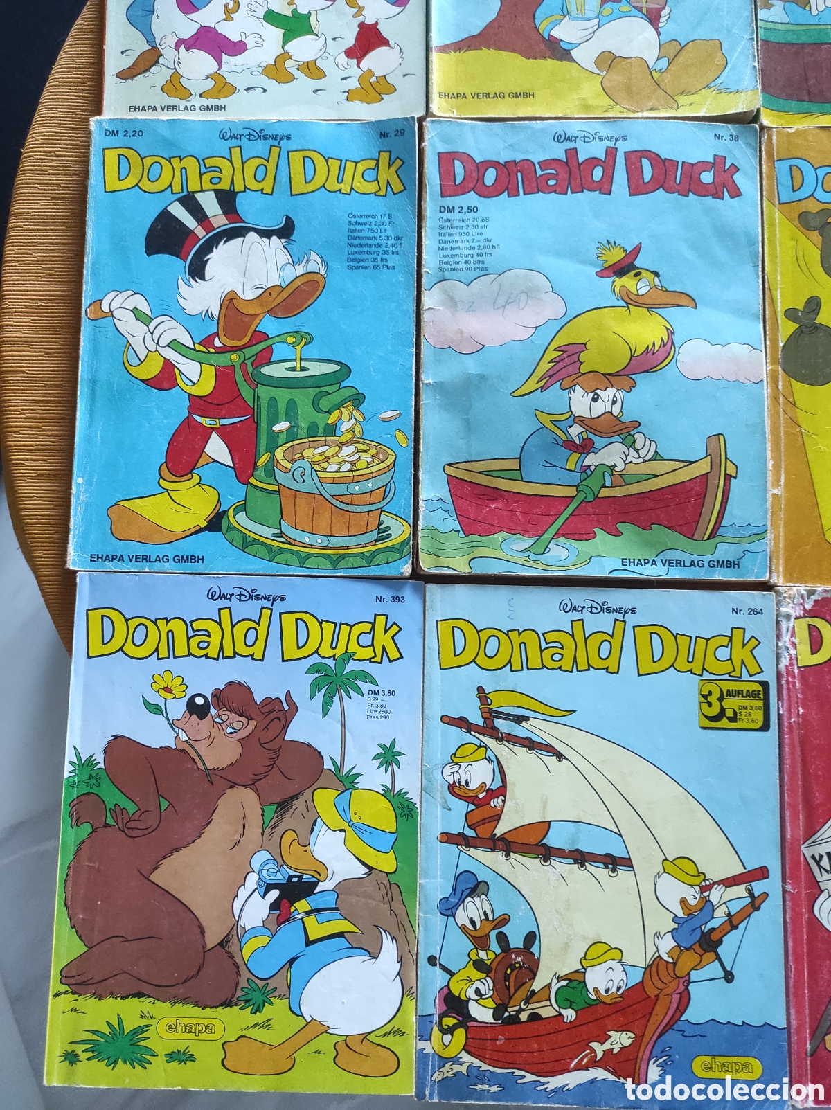 C&oacute;mics: Lote 12 comic Donald Duck. Ehapa Verlag - Foto 4
