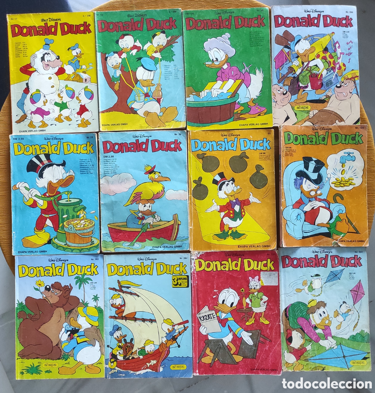 C&oacute;mics: Lote 12 comic Donald Duck. Ehapa Verlag - Foto 1