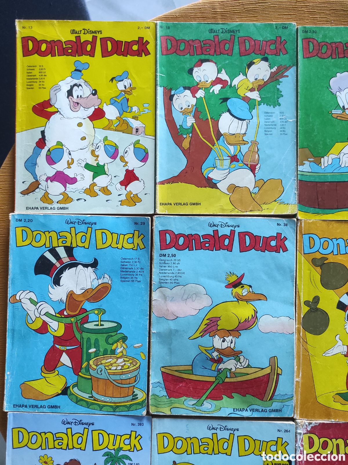 C&oacute;mics: Lote 12 comic Donald Duck. Ehapa Verlag - Foto 2