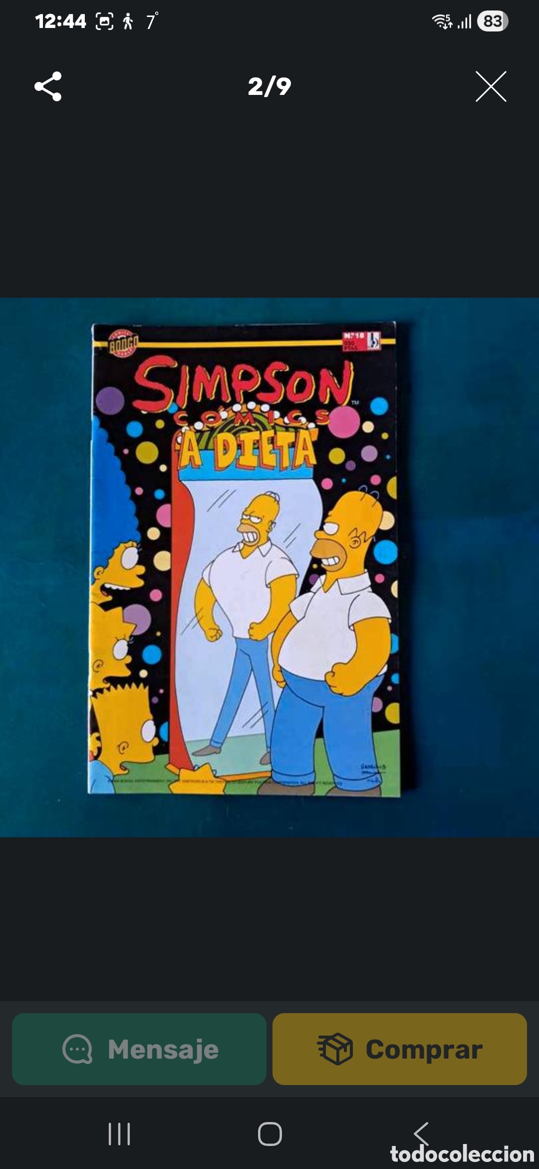 C&oacute;mics: LOTE DE C&Oacute;MICS SIMPSON - Foto 2