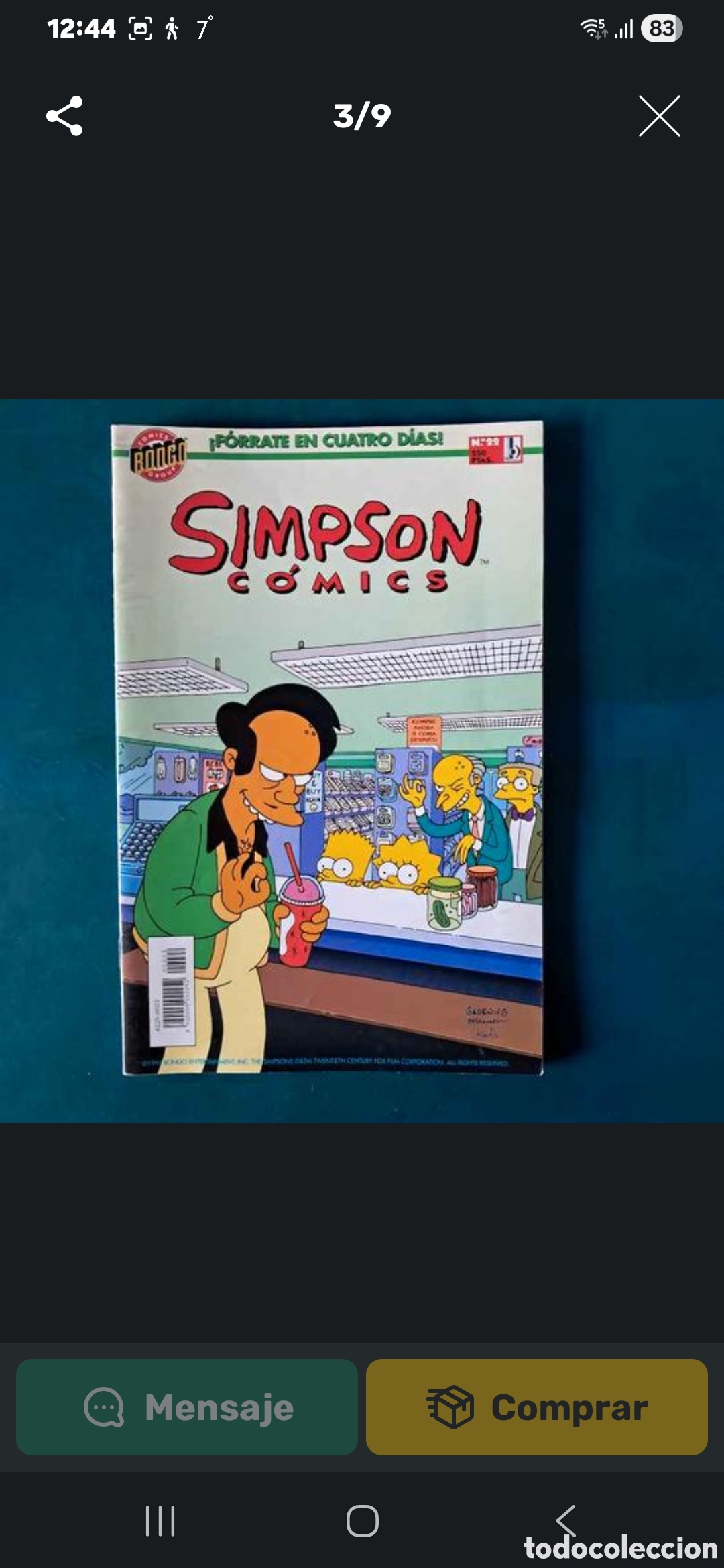 C&oacute;mics: LOTE DE C&Oacute;MICS SIMPSON - Foto 3