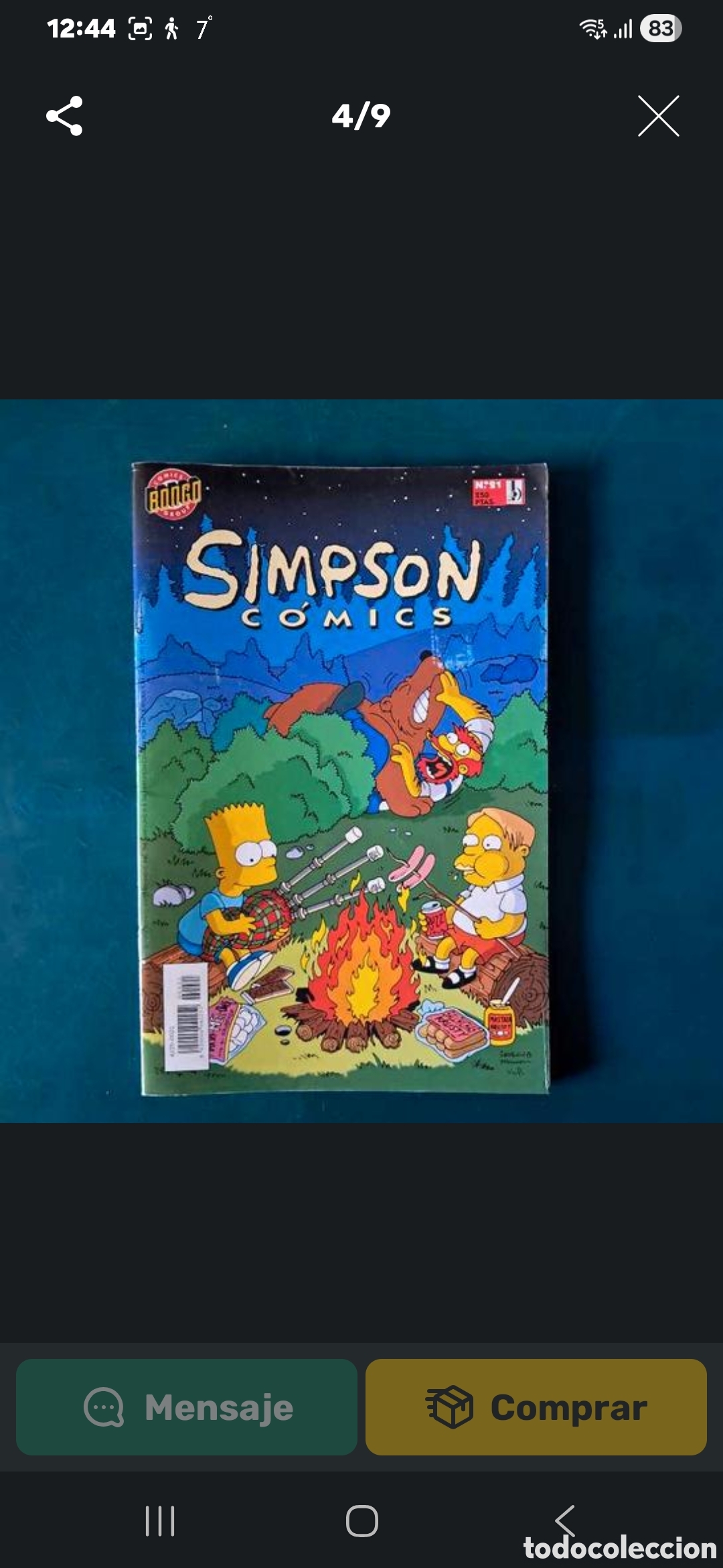 C&oacute;mics: LOTE DE C&Oacute;MICS SIMPSON - Foto 4