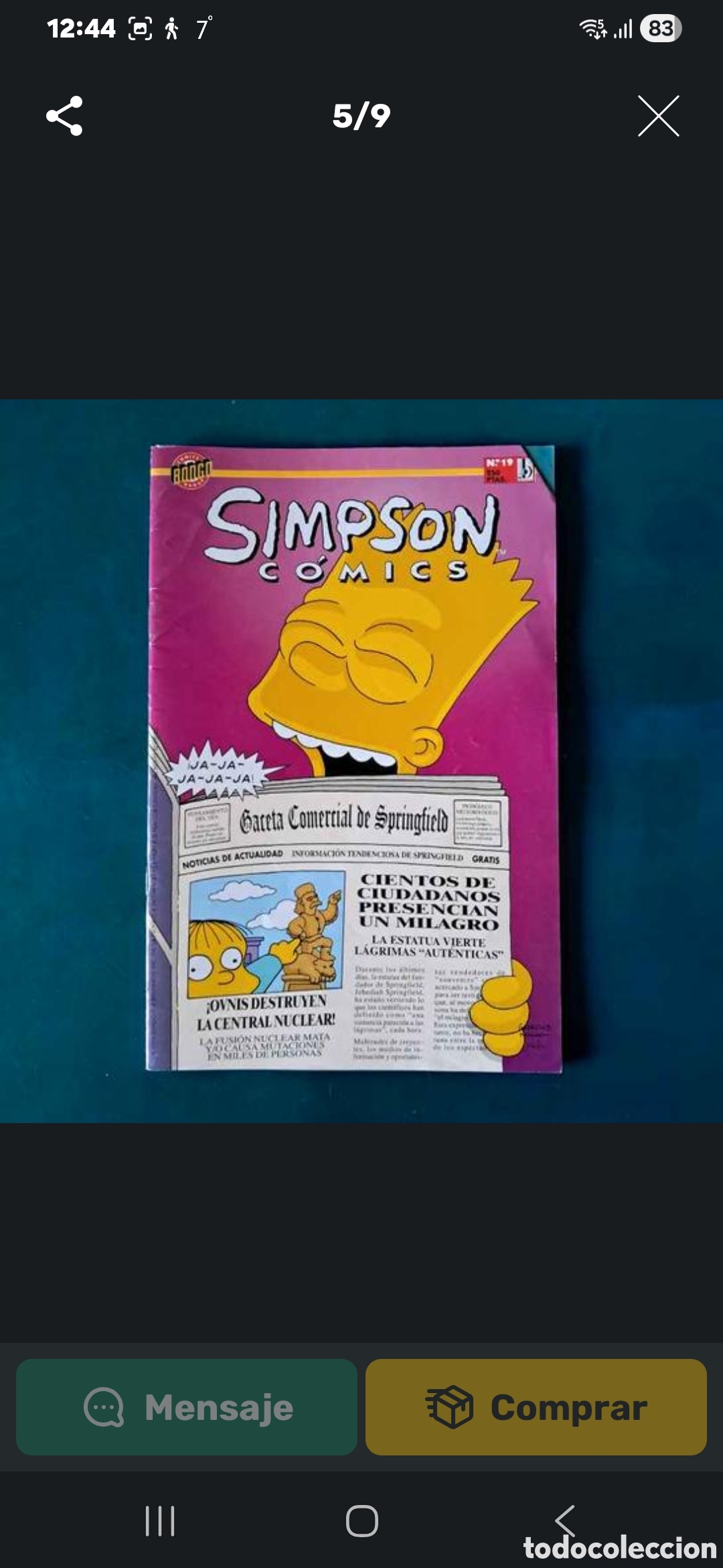 C&oacute;mics: LOTE DE C&Oacute;MICS SIMPSON - Foto 5