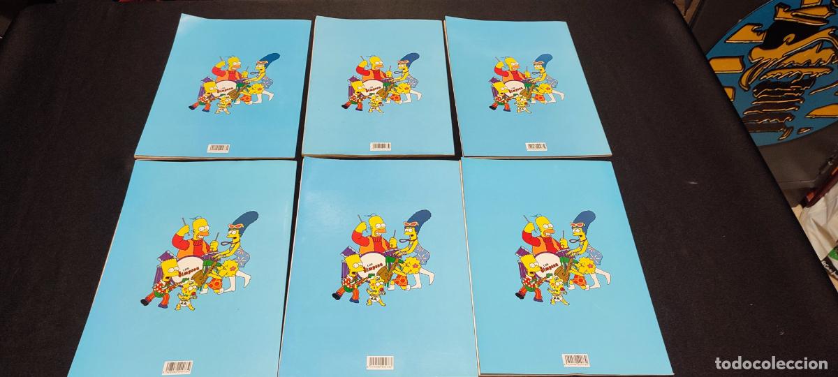 C&oacute;mics: lote 6 comics simpsons buen estado - Foto 2